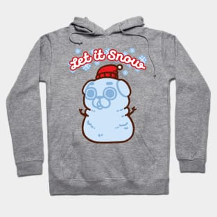 Snow Puglie Hoodie